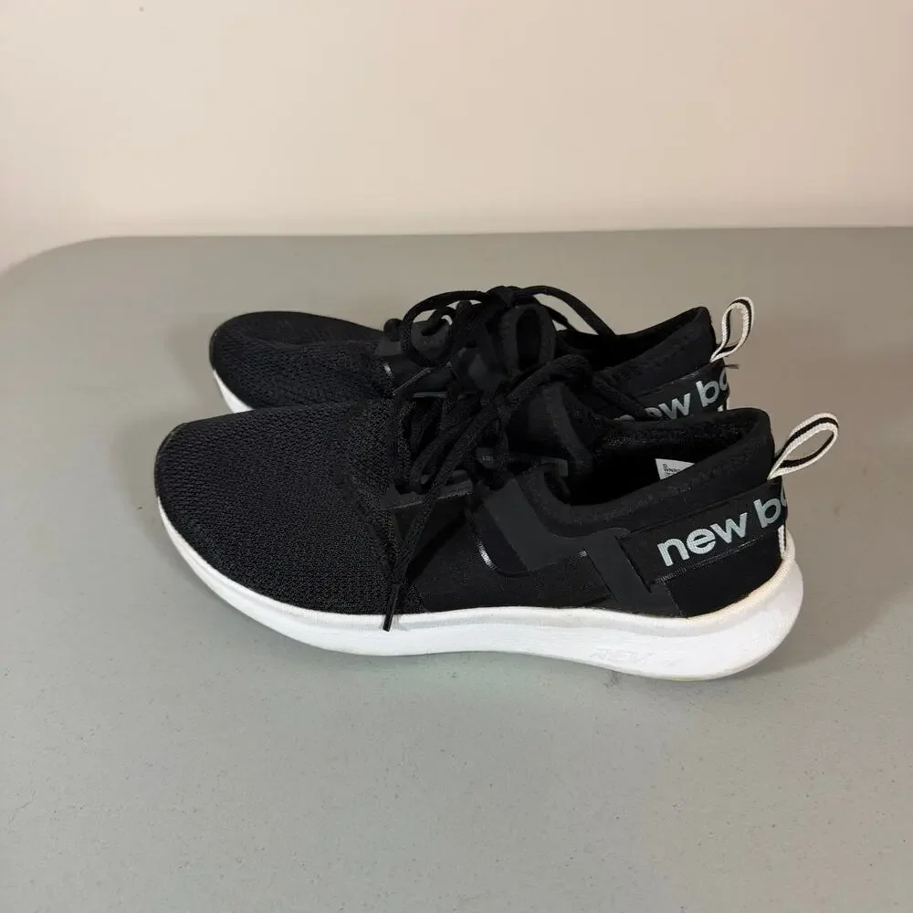 New Balance FuelCore Energize Sneakers Womens 10 D Black Mesh White Sole Lace Up